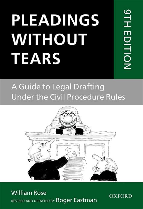 PLEADINGS WITHOUT TEARS A GUIDE TO LEGAL DRAFTING UNDER THE CIVIL PROCEDURE RULES Ebook Epub